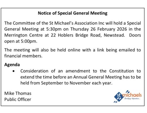 Notice of Special General Meeting